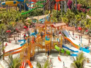 Área kids no Thermas dos Laranjais - diversão segura para crianças